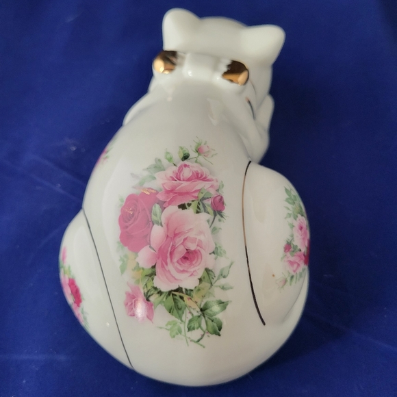 Formalities By Baum Bros. Sleeping Porcelain Cat Roses Unisex🌊🌟BUNDLE AND SAVE - Picture 4 of 16